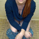 A red headed girl takes a piss and a runny shit in a dirty public restroom at a highway rest stop. Presented in 720P HD. Over 4.5 minutes.
